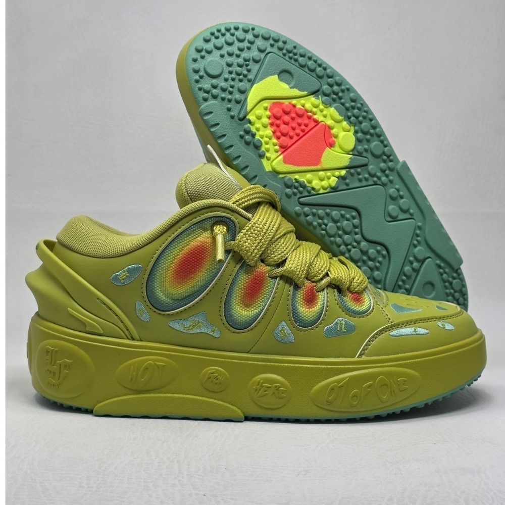 PUMA LaFrancé Heatmap 311698-01 Men's LaMelo Sneakers Shoes Green Size 10 New